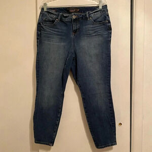 Torrid Premium Women Blue Stretch Skinny Denim Jeans Size 14R